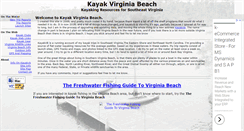 Desktop Screenshot of kayakvb.com