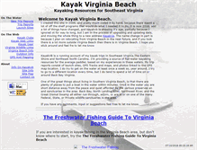 Tablet Screenshot of kayakvb.com
